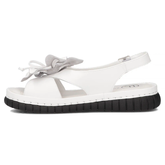 Leather sandals Filippo DS6965/25 WH white