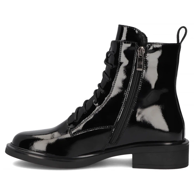 Leather ankle boots Filippo DBT7315/25 BK black