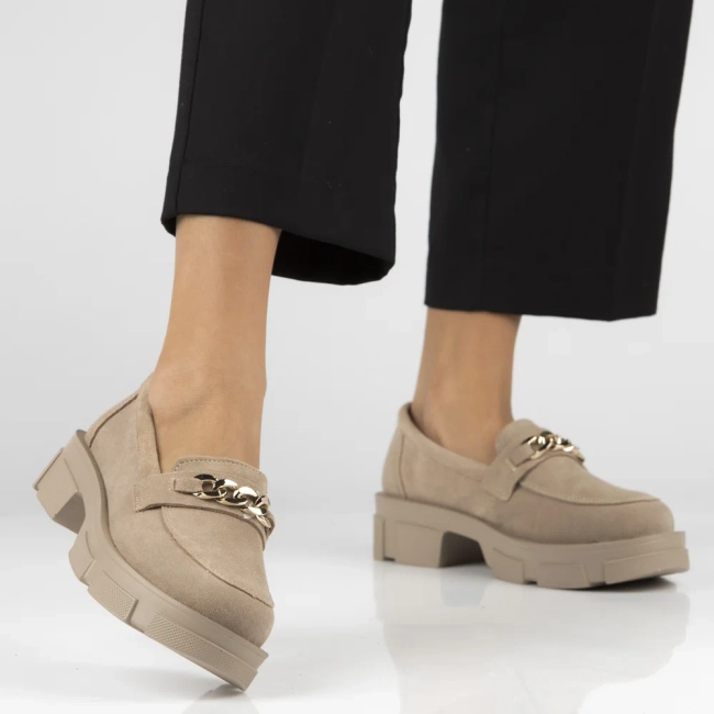 Leather shoes Filippo DP3221/23 BE beige