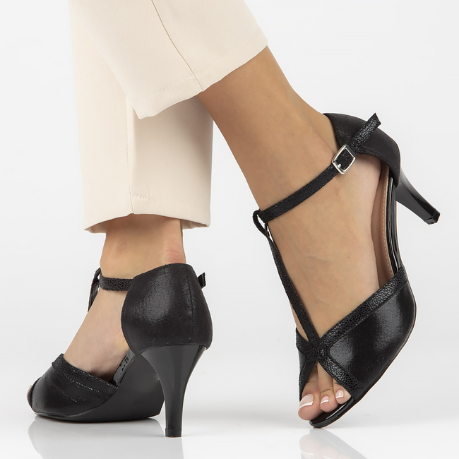 Sandały Filippo DS1360/23 BK czarne