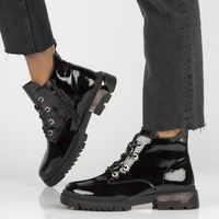 Leather ankle boots Filippo DBT4173/22 BK black 