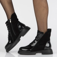 Leather ankle boots Filippo DBT6364/24 BK black