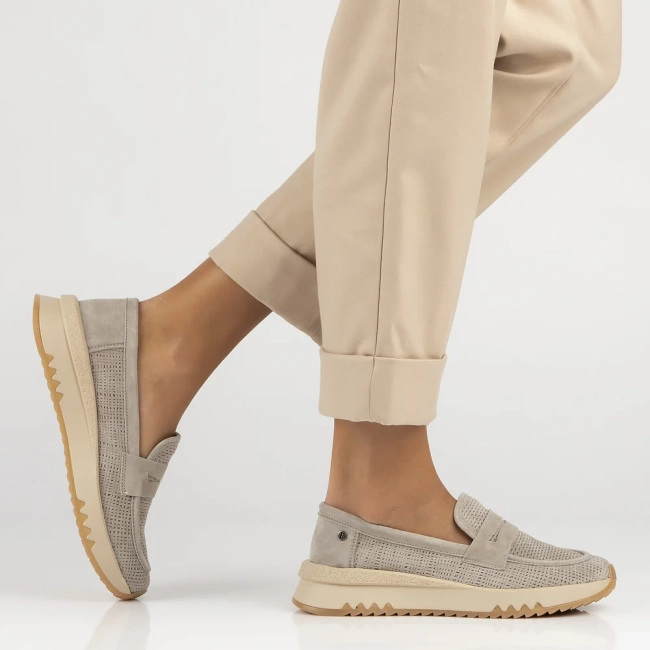 Leather shoes Filippo DP6748/25 BE beige