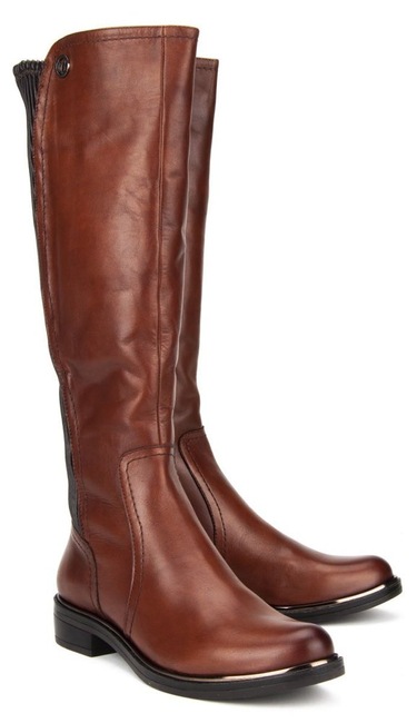 Kozaki Caprice 9-25509-23 303 Cognac Nappa