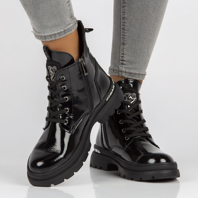 Leather boots Filippo DBT3063/21 BK black