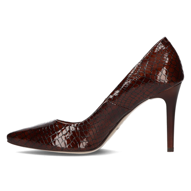 Leather pumps Filippo 1555 Brown