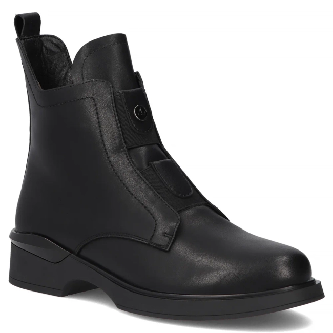 Leather ankle boots Filippo DBT7219/25 BK black
