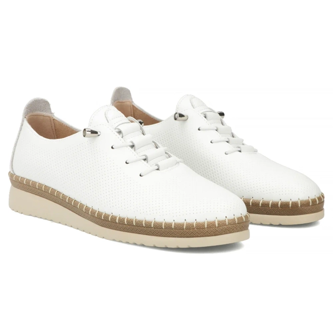 Leather shoes Filippo DP7542/26 WH white