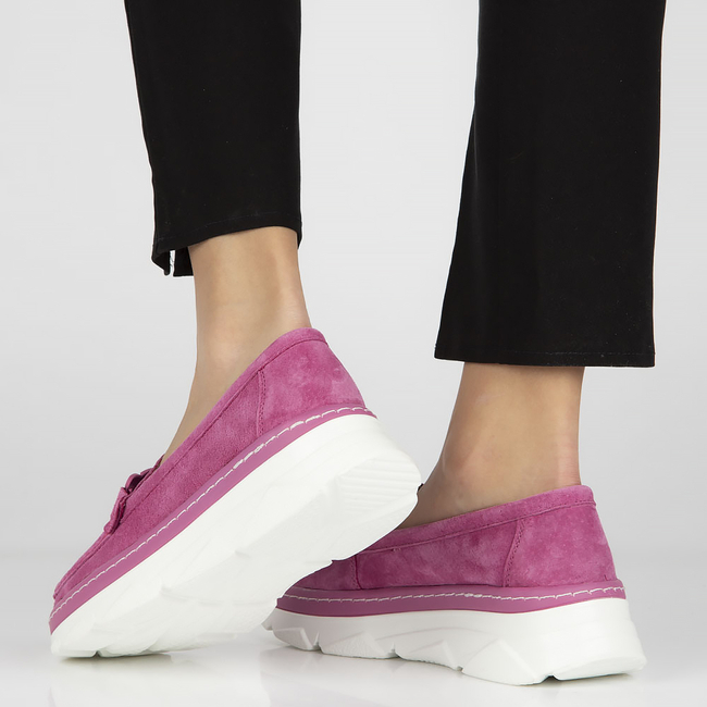 Leather shoes Filippo DP4552/23 FH pink