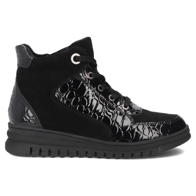 Leather ankle boots Filippo DBT8076/26 BK black