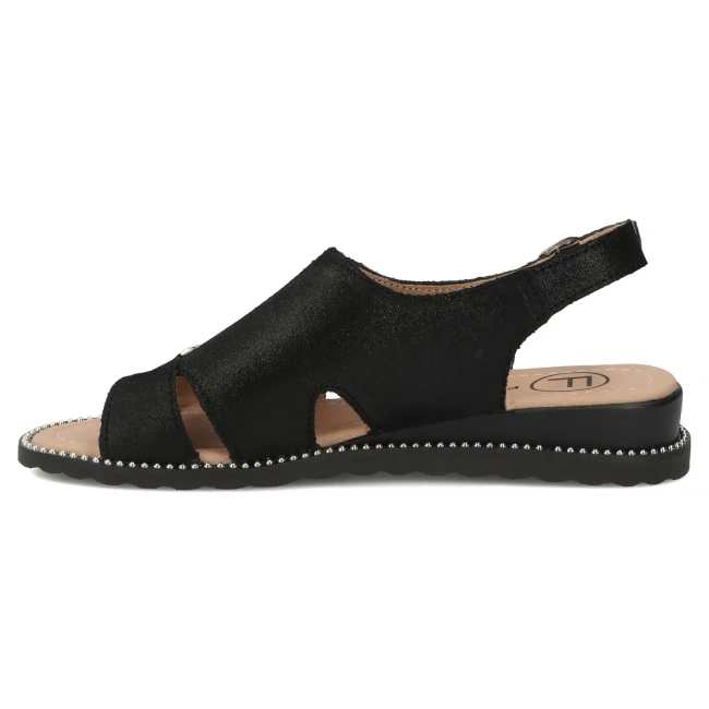 Leather sandals Filippo DS4470/26 BK black