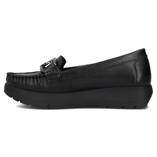 Leather loafers Filippo DP6827/25 BK black