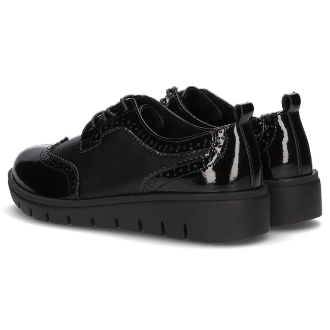 Skórzane półbuty Filippo DP3206/21 BK czarne