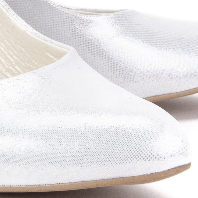 Pumps Filippo 097 Silver Satin