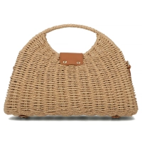 Brown woven bag bohonest