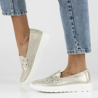 Leather shoes Filippo DP4514/23 GO gold