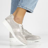 Leather shoes Filippo DP028/20 SI silver