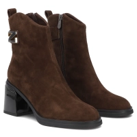 Leather ankle boots Filippo DBT8024/26 BR brown