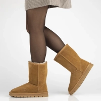 Leather snow boots Filippo DBT7333/25 CA brown