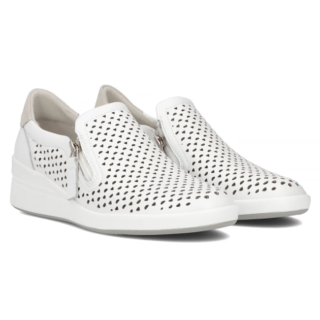 Leather shoes DP6210/24 WH white