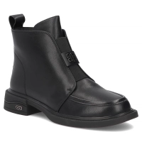 Skórzane botki Filippo DBT8239/26 BK czarne