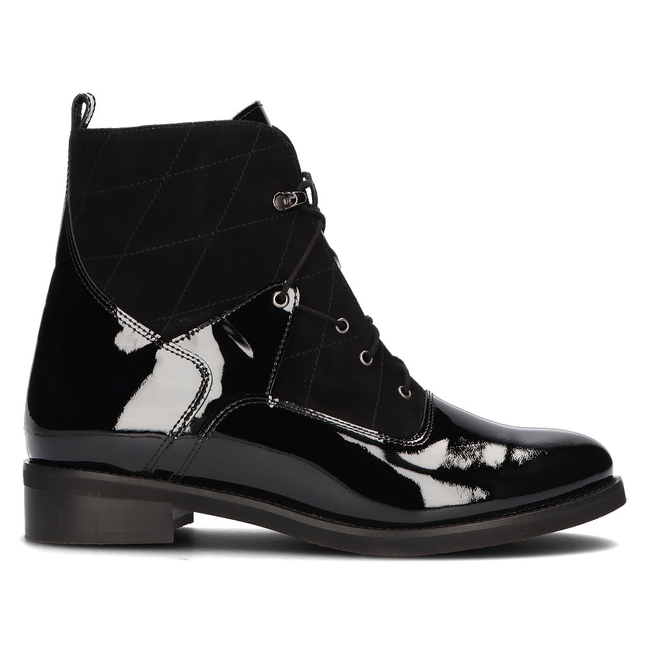 Leather ankle boots Sagan 4671 black