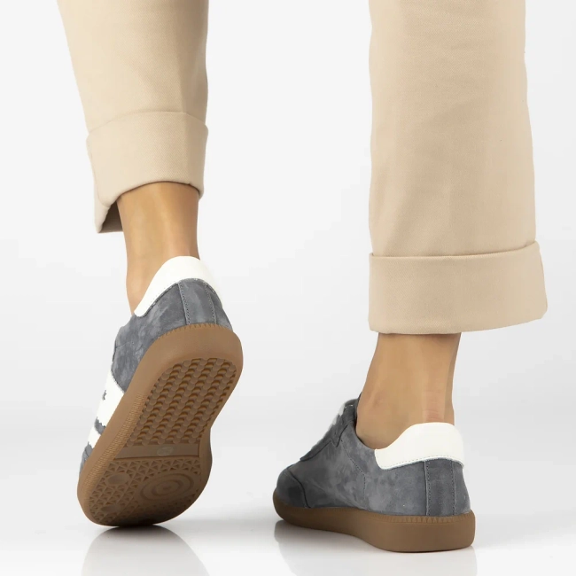 Skórzane sneakersy Filippo DP7492/25 GR szare