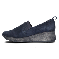 Leather sneakers Filippo DP1500/21 NV navy blue