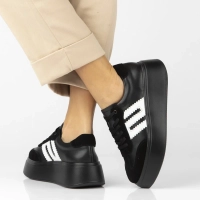 Leather sneakers Filippo DP7289/25 BK black