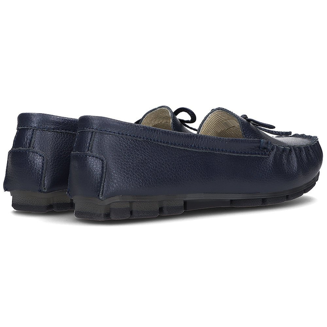 Leather loafers Filippo DP004/21 NV navy blue