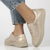 Leather shoes Filippo DP6753/25 GO gold