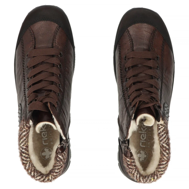 Leather boots Rieker L7110-25 brown