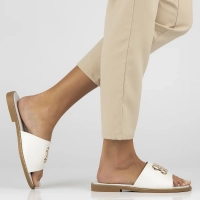 Klapki Filippo DK6905/25 WH białe