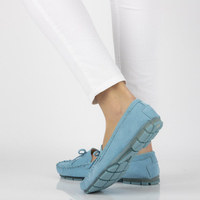 Leather loafers Filippo DP1204/21 BL blue