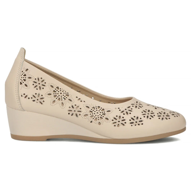 Leather shoes Filippo DP6864/25 BE beige