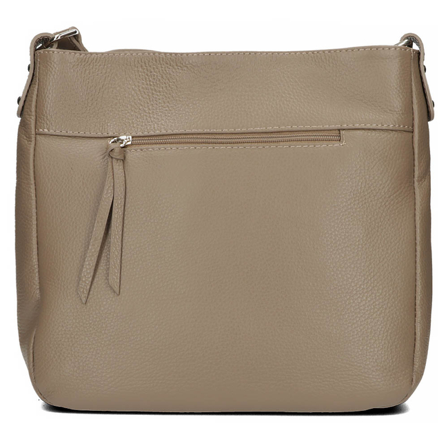 Handbag Toscanio Leather Messenger Bag B63 dark beige