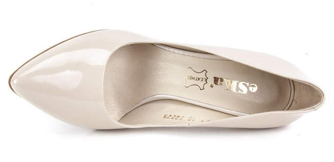 Pumps Eska 1021 Beige Lacquer