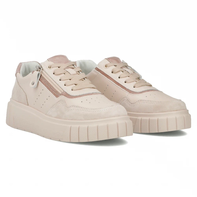 Leather shoes Filippo DP6862/25 BE beige