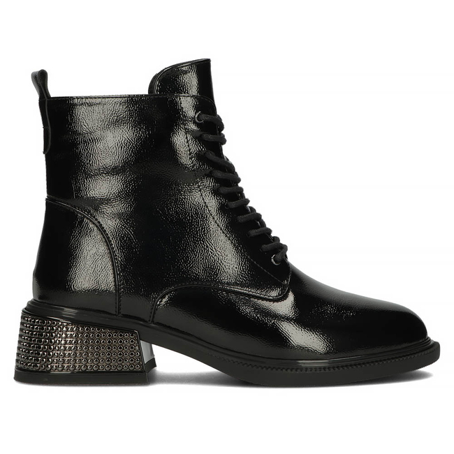 Leather boots Filippo DBT4110/22 BK black