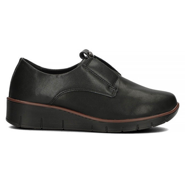 Leather shoes Filippo DP4137/22 BK black