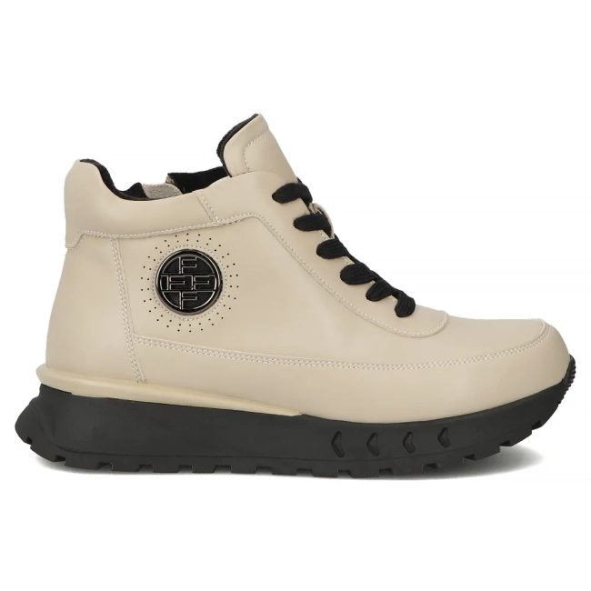 Leather ankle boots Filippo DBT7145/25 BE beige