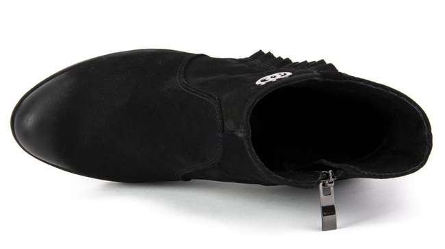 Botki Claudio Rosetti 440 Czarny Nubuk