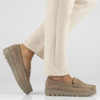 Leather loafers Filippo DP6045/24 BE beige