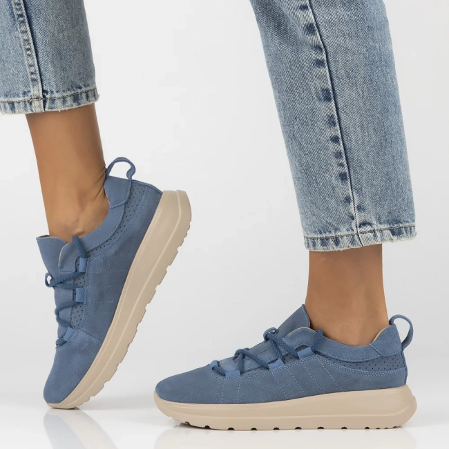 Leather sneakers Filippo DP6706/25 BL blue