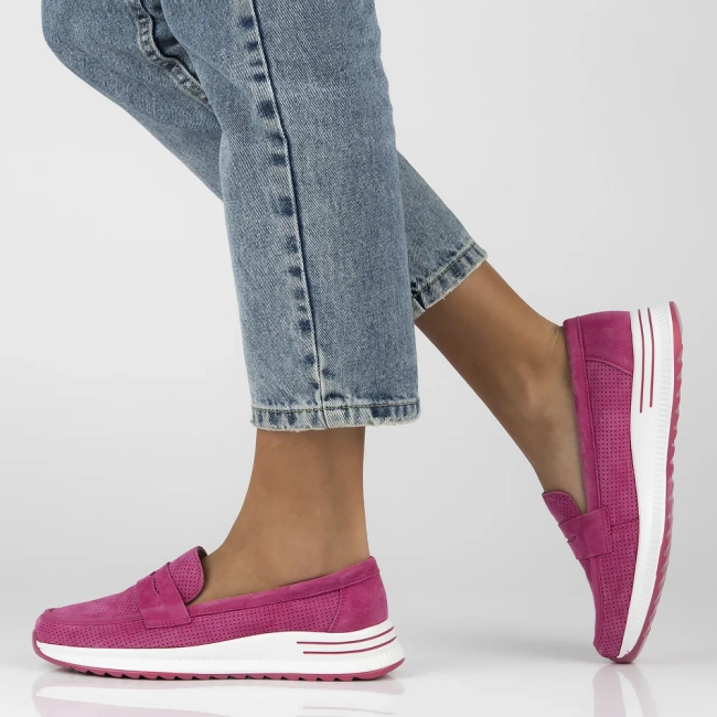 Leather shoes Filippo DP6750/25 FH pink