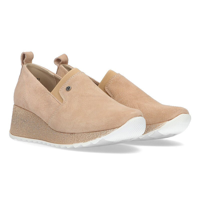 Leather Sneakers Filippo DP1500/21 BE beige