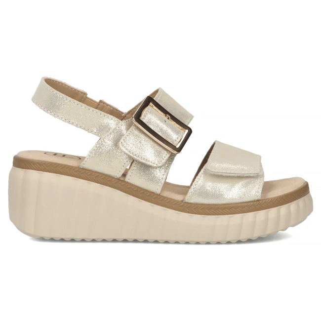 Leather sandals Filippo DS7040/25 GO gold