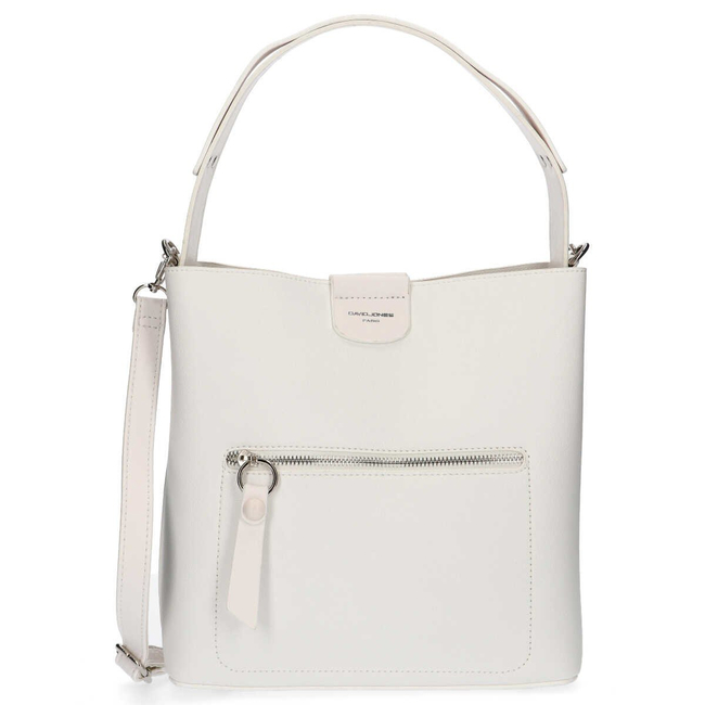 Handbag David Jones 6216-1 White
