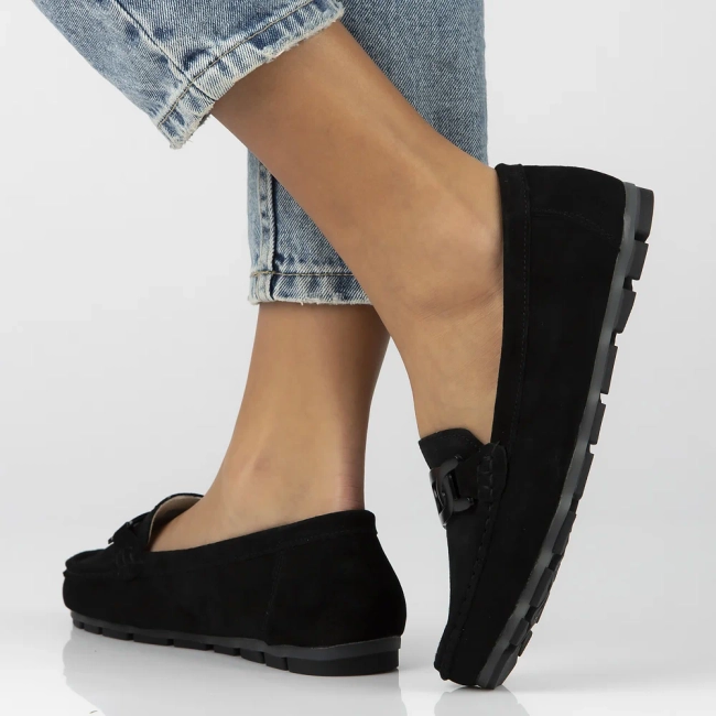 Leather loafers Filippo DP3630/25 BK black