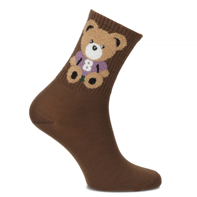 Women's Socks LAIOLA brown bear